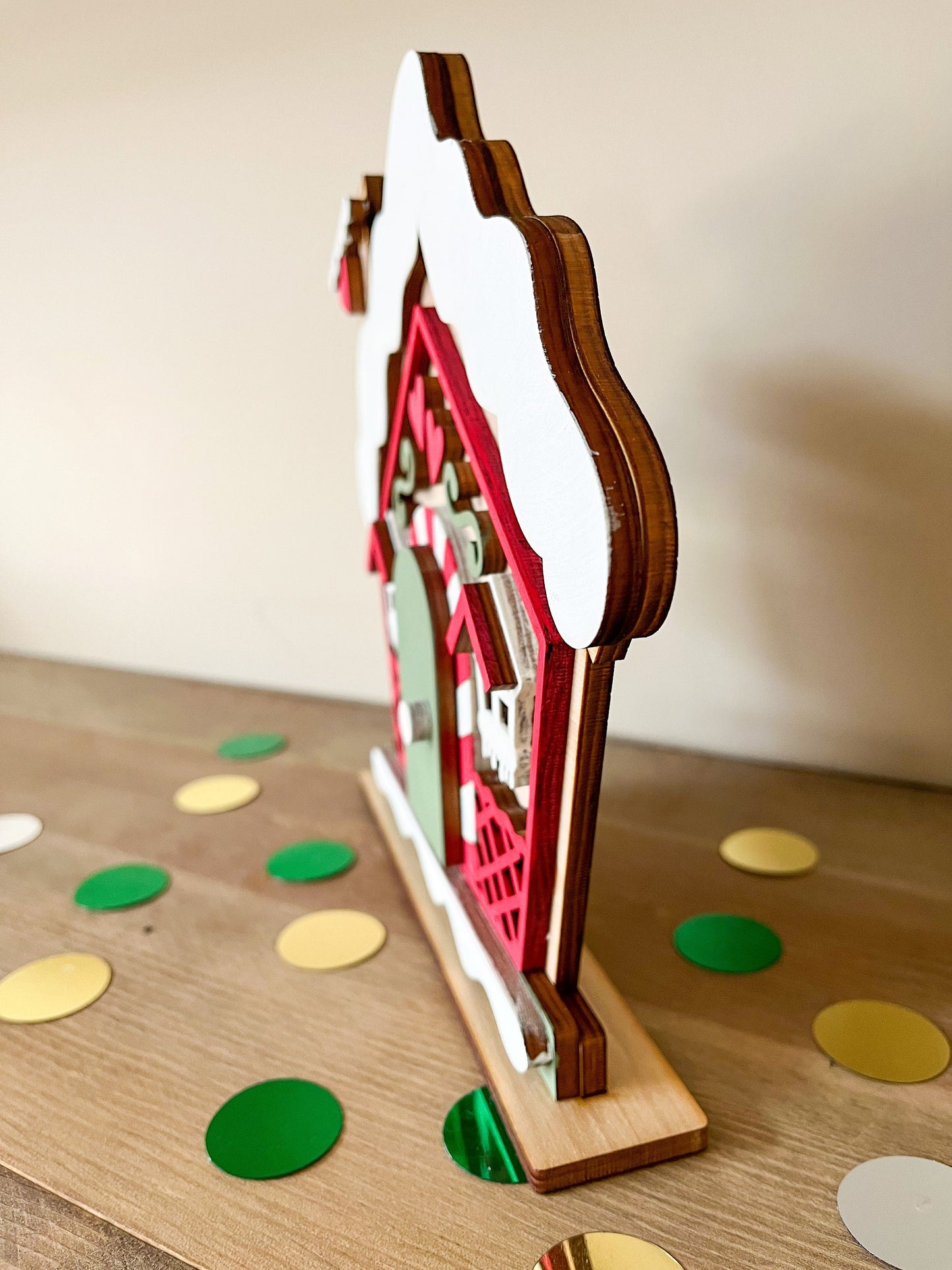 Christmas DIY Gingerbread House Kit – Fun Holiday Craft & Ornament Painting Kit
