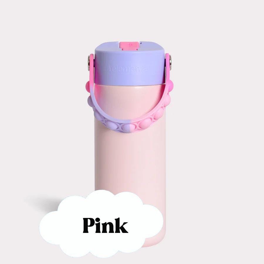 Personalized Water Bottle with Straw for Kids – Engraved Stainless Steel Tumbler