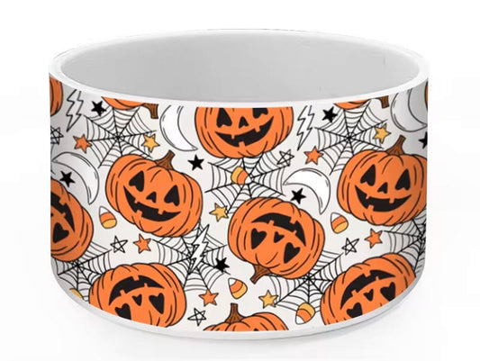 Spooky Retro Pumpkin Halloween tumbler boot | fits 20 oz 30 oz 40 oz water bottle and tumbler