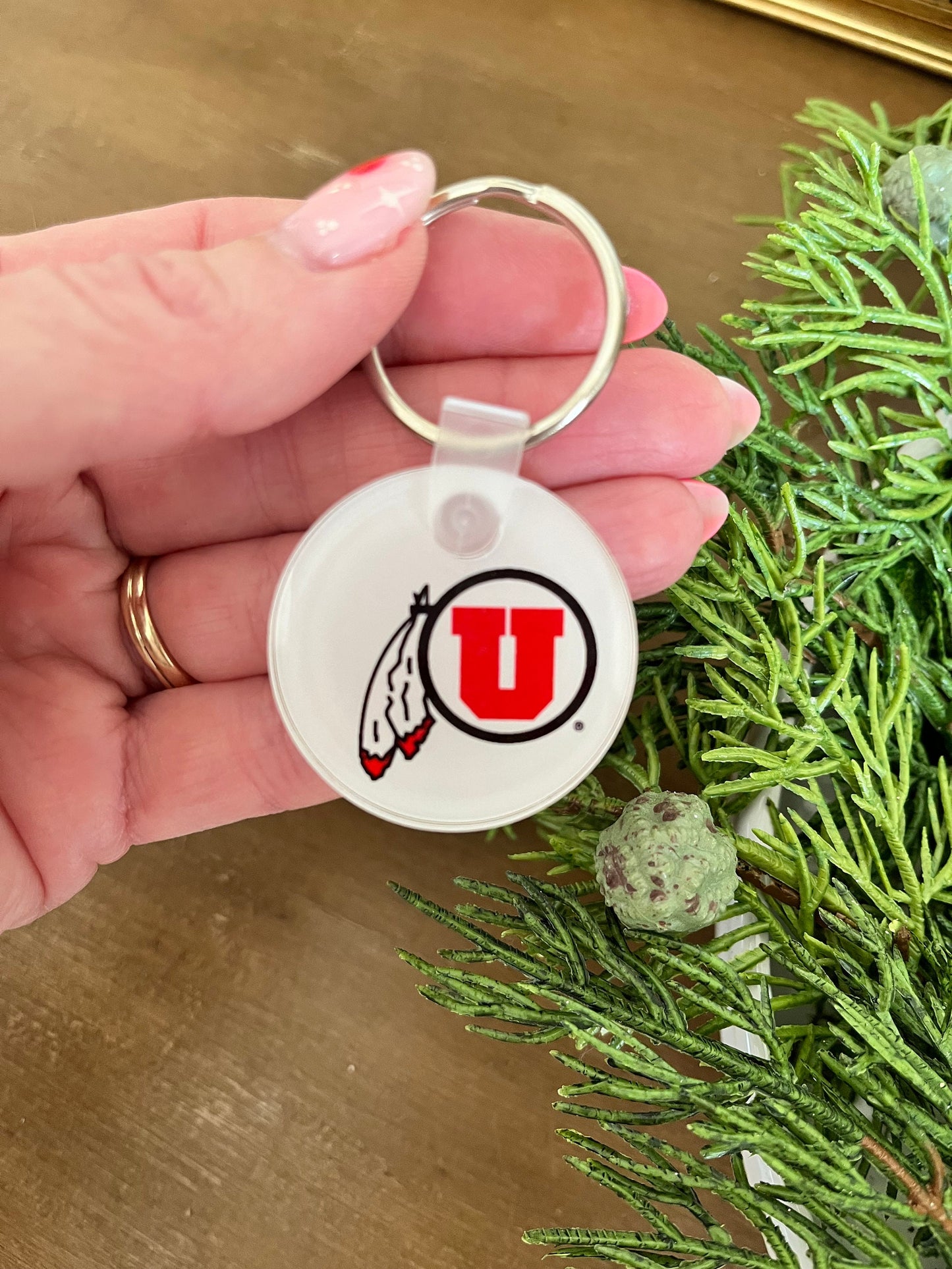 University of Utah Acrylic Keychain – Official Utes Bag Tag