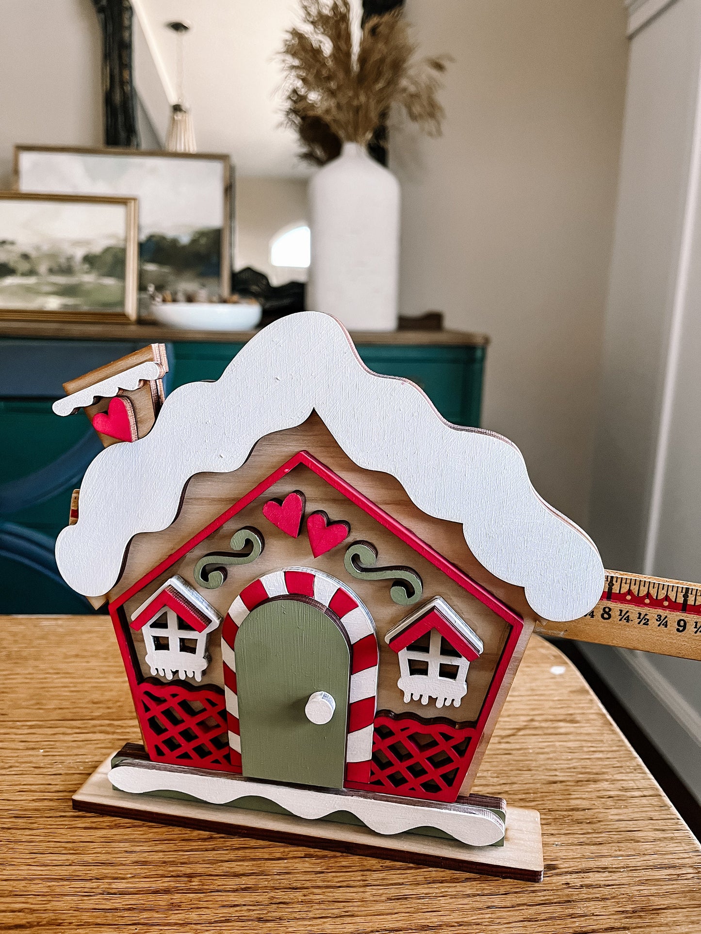 Christmas DIY Gingerbread House Kit – Fun Holiday Craft & Ornament Painting Kit