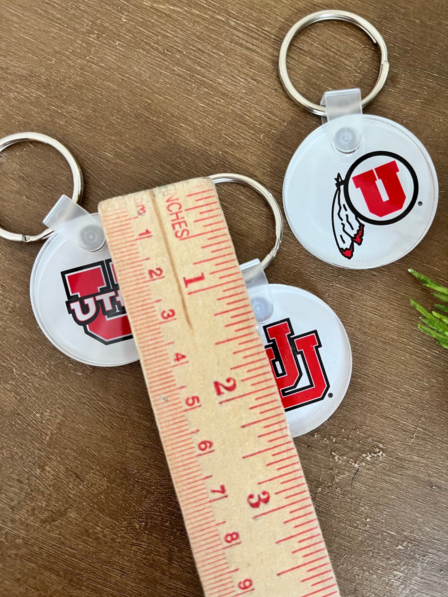 University of Utah Acrylic Keychain – Official Utes Bag Tag