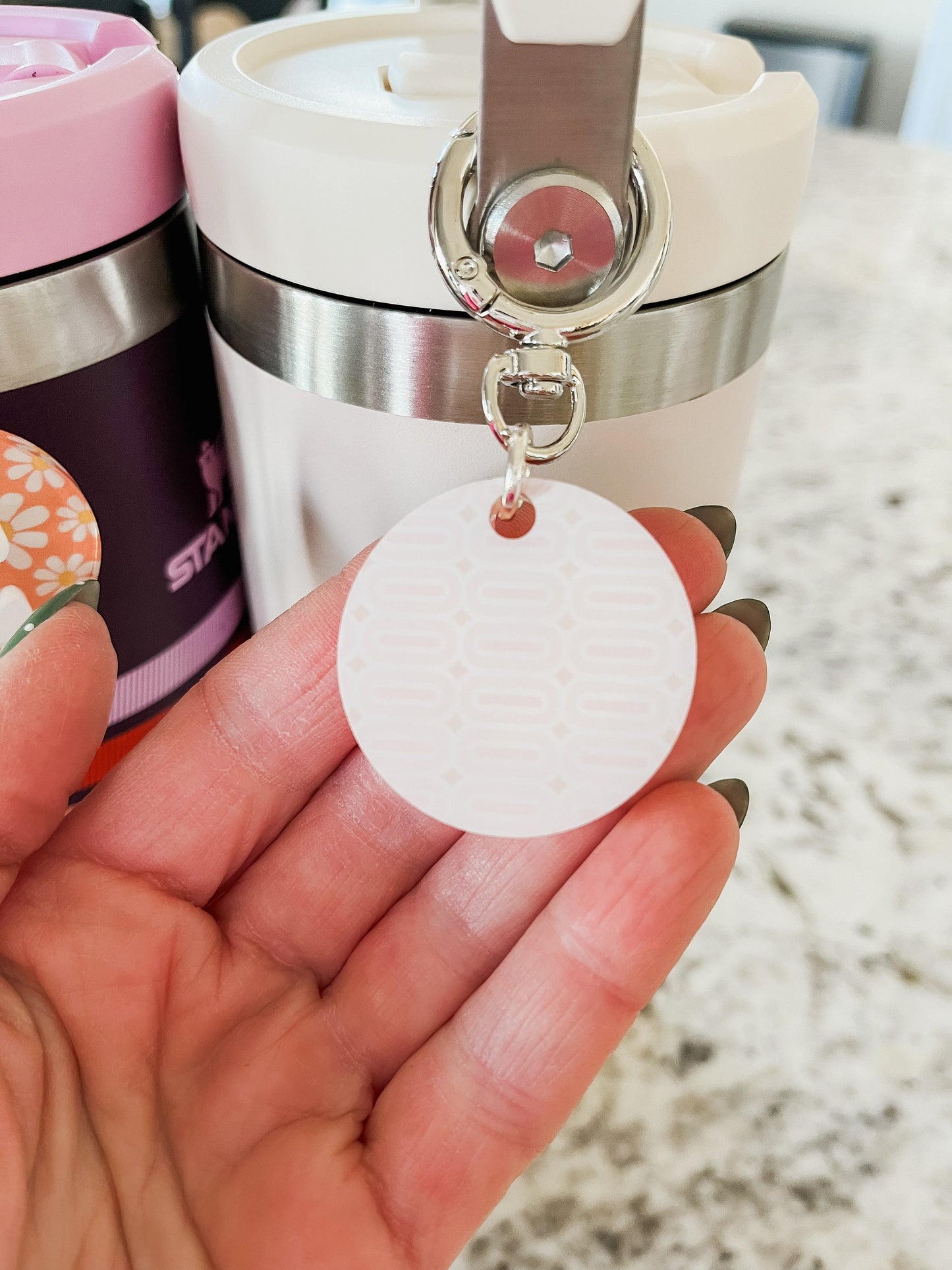 Personalized Iceflow Name Tag – Custom Acrylic Water Bottle Keyring