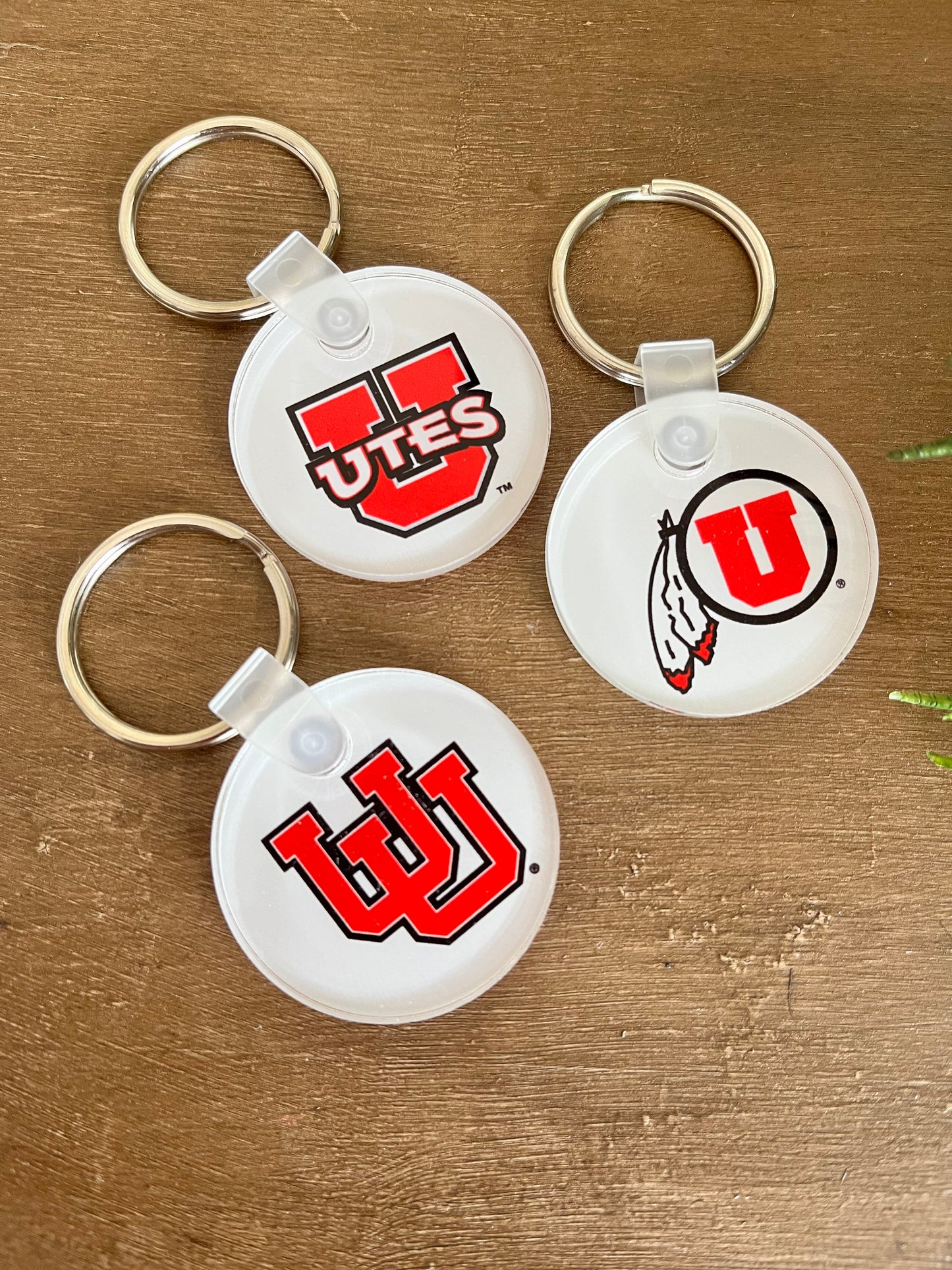 University of Utah Acrylic Keychain – Official Utes Bag Tag