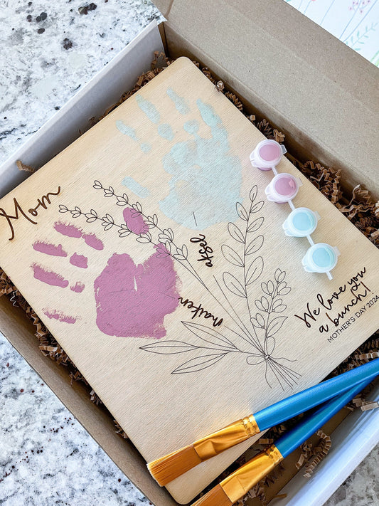 Mother’s Day DIY Handprint Kit – Personalized Gift from Kids