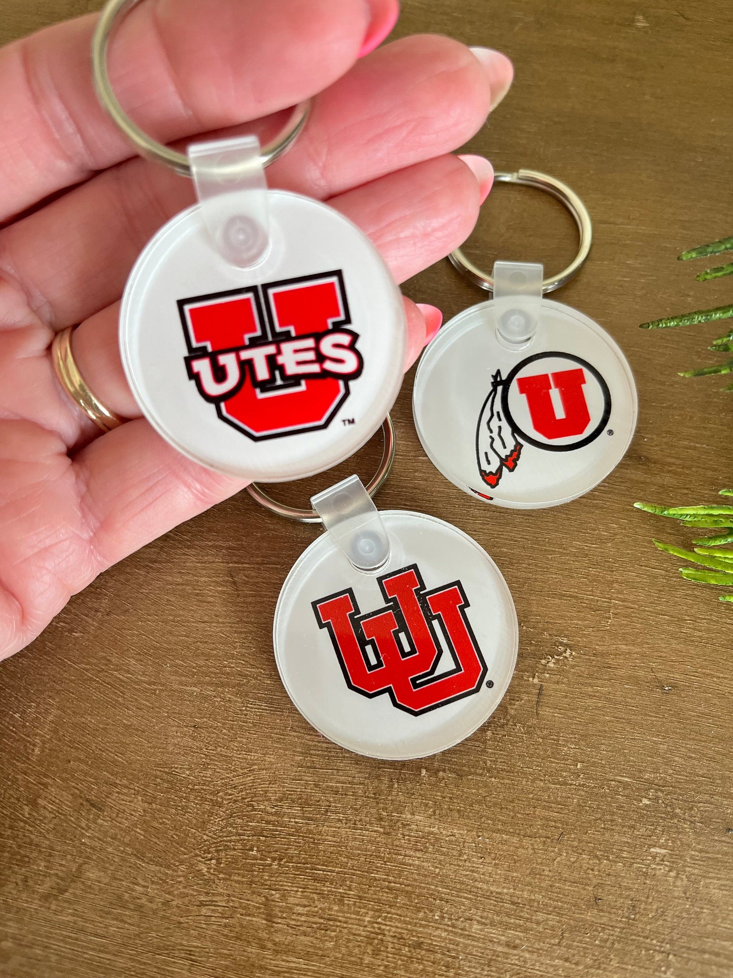 University of Utah Acrylic Keychain – Official Utes Bag Tag