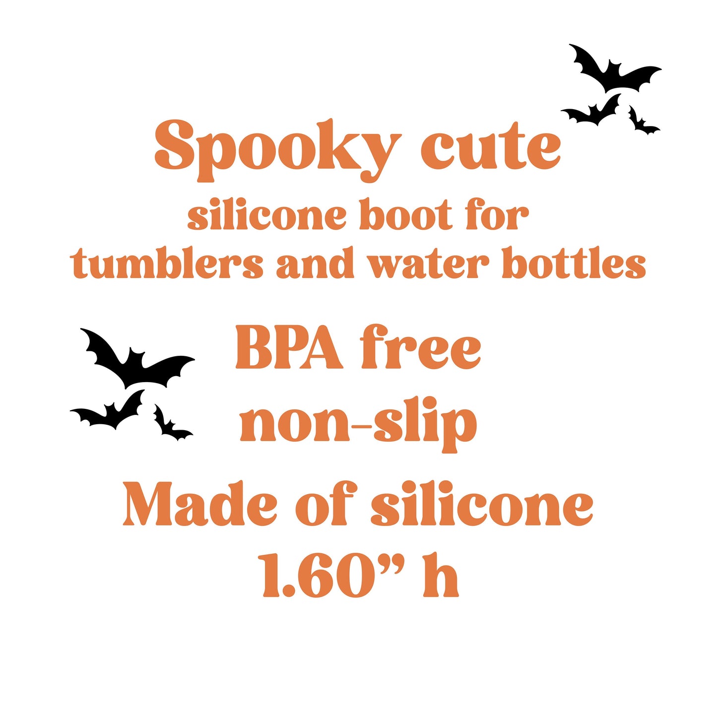 Spooky Cute Pink Halloween Tumbler Boot - Ghosts, Witches & Pumpkins | fits 20 oz 30 oz 40 oz water bottle and tumblers