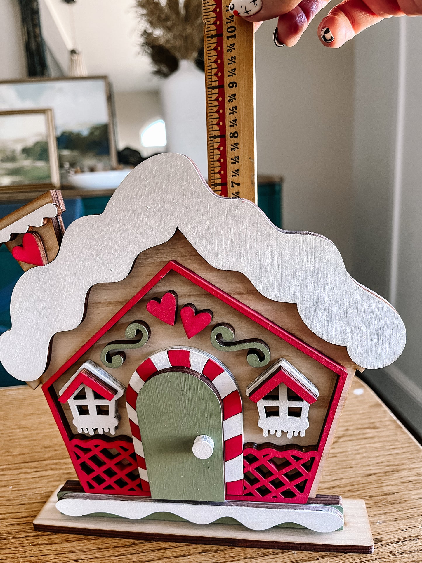 Christmas DIY Gingerbread House Kit – Fun Holiday Craft & Ornament Painting Kit