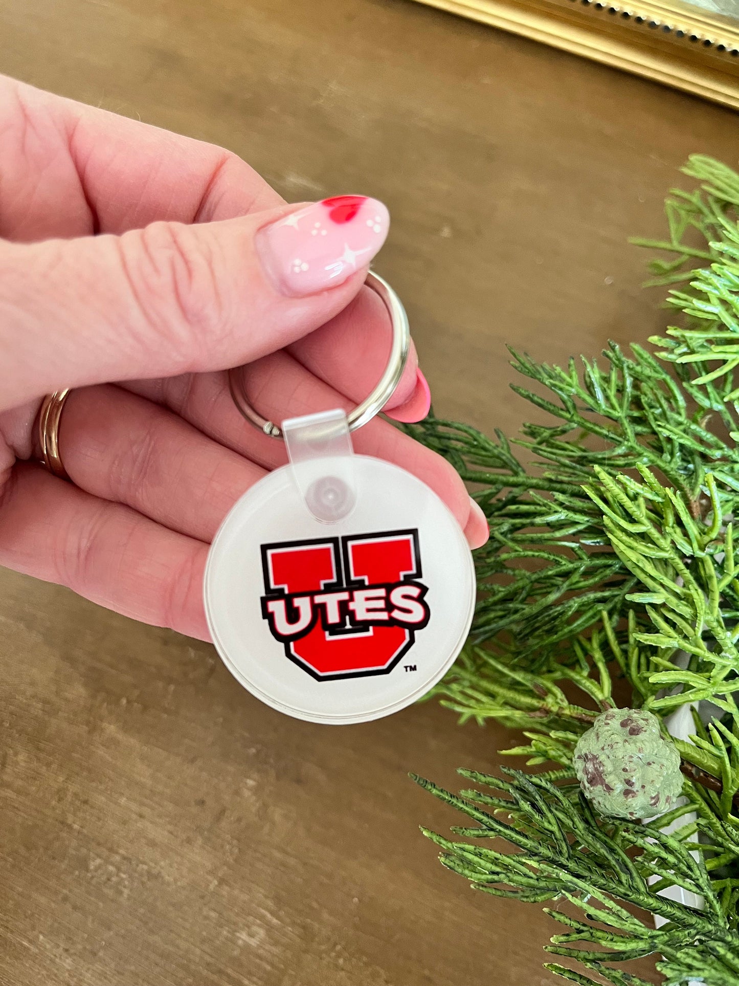 University of Utah Acrylic Keychain – Official Utes Bag Tag