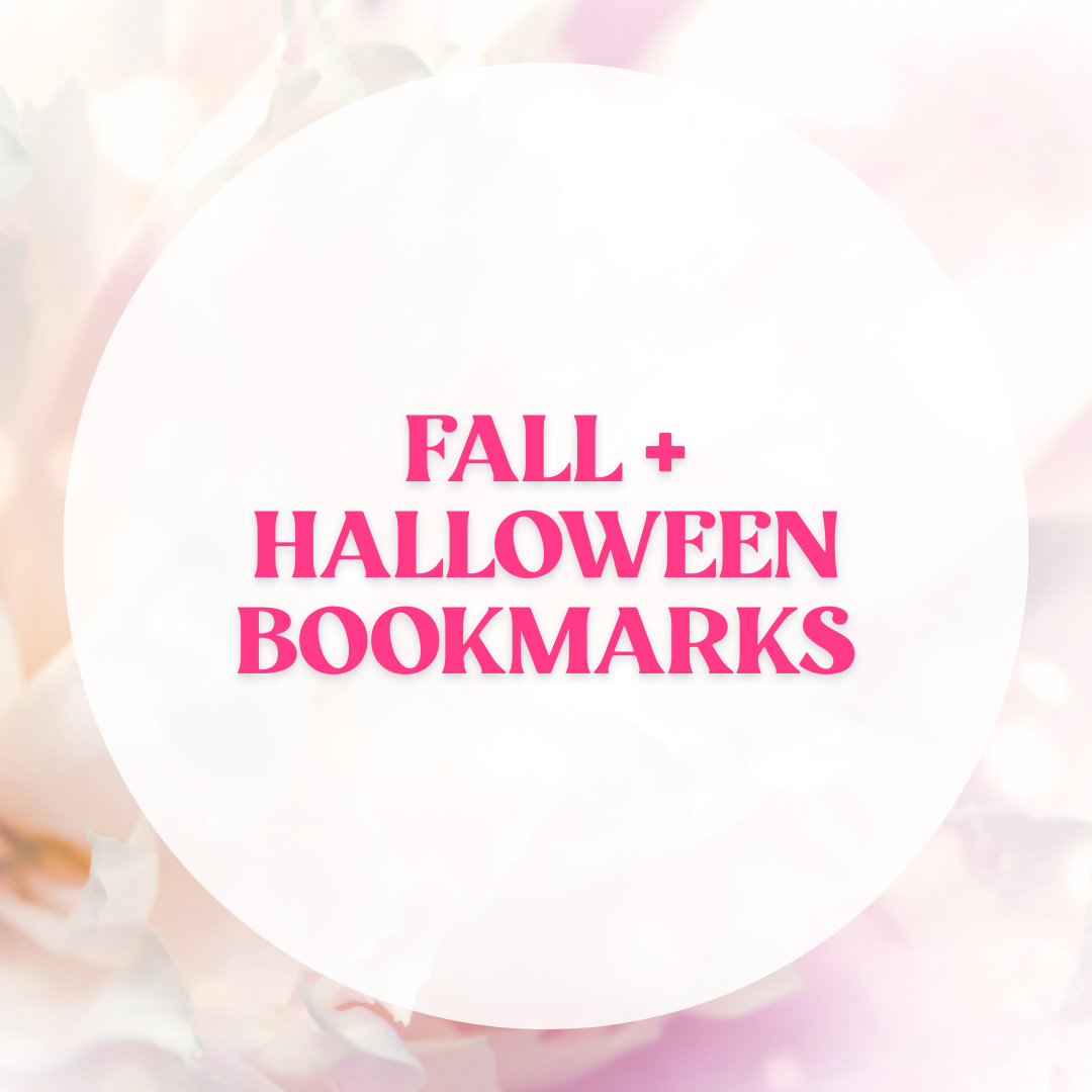 Fall + Halloween Bookmarks