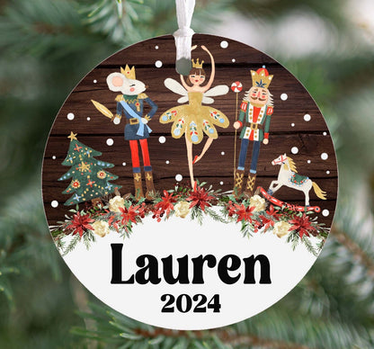 Personalized Nutcracker Christmas Ornament 2025 – Classic Retro Keepsake for Kids, Teens & Adults