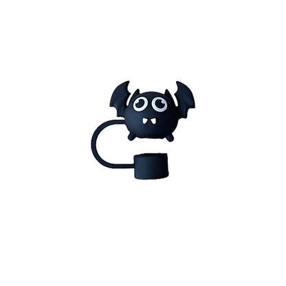 Halloween Straw Toppers - Cute Bat, Pumpkin, Jack-o-Lantern and Ghost