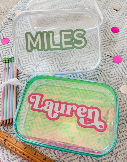 Custom Pencil Box – Personalized Back to School Pencil Case for Kids (Boys & Girls)