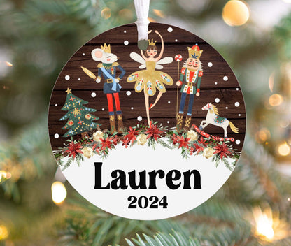 Personalized Nutcracker Christmas Ornament 2025 – Classic Retro Keepsake for Kids, Teens & Adults