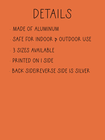 Primitive Halloween Metal Sign – Cute Ghost Trick-Or-Treat Wall Art (Indoor & Outdoor)