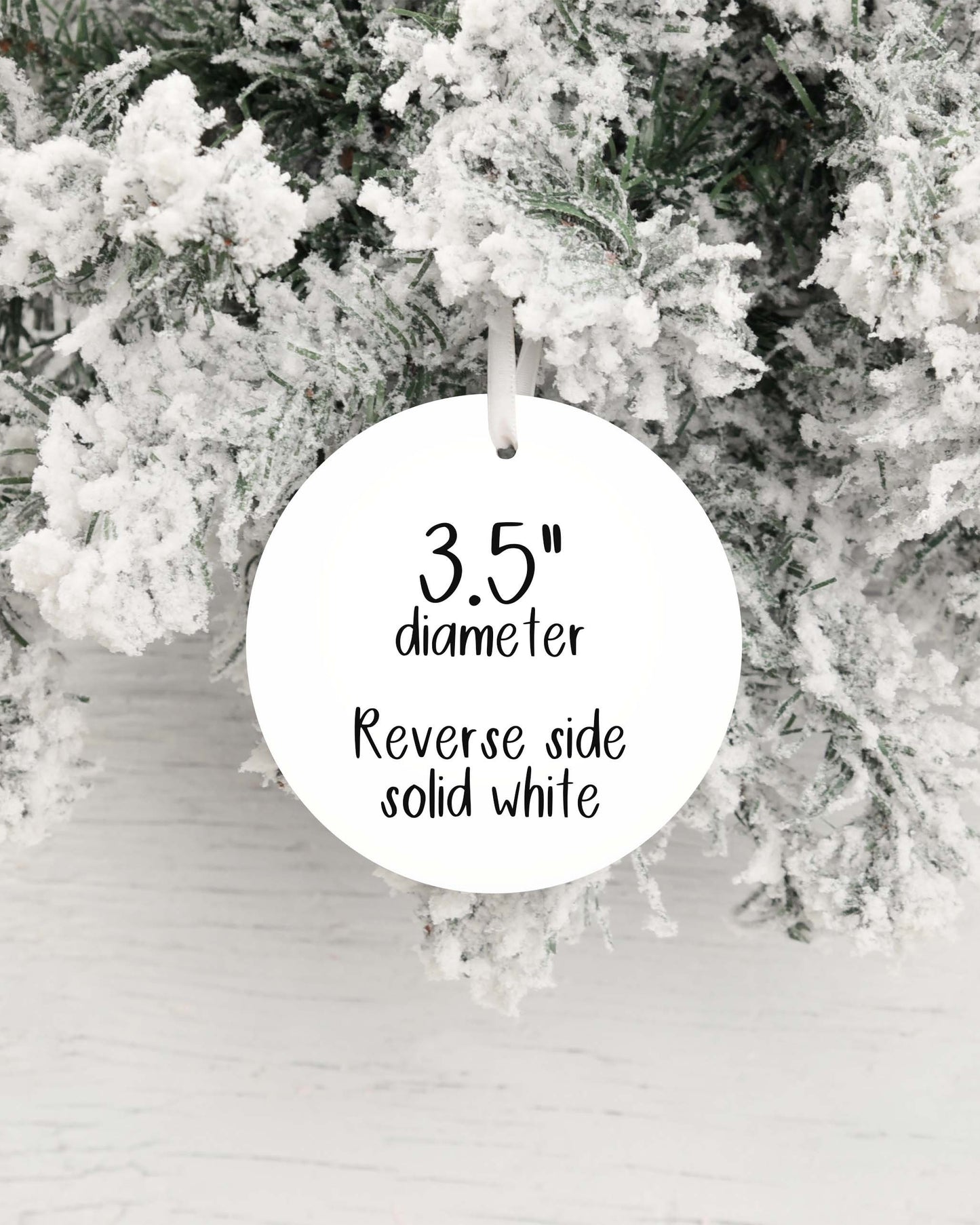 Personalized Snowman Christmas Ornament 2025 – Custom Name & Year Neutral Holiday Keepsake