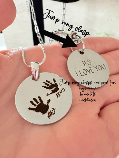 Custom Handwriting Charm – Personalized Jewelry Keepsake