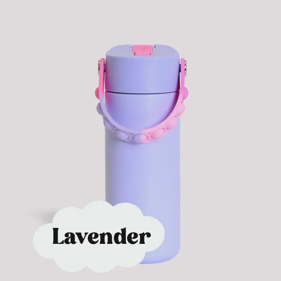 Personalized Water Bottle with Straw for Kids – Engraved Stainless Steel Tumbler