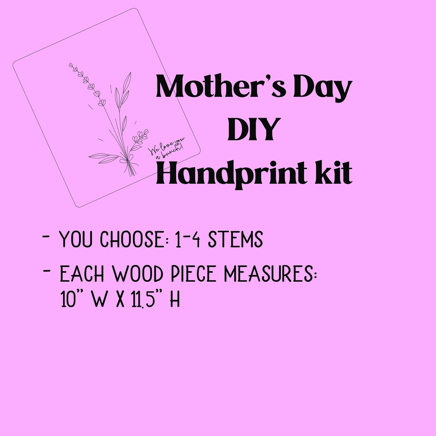Mother’s Day DIY Handprint Kit - Host a Craft Night