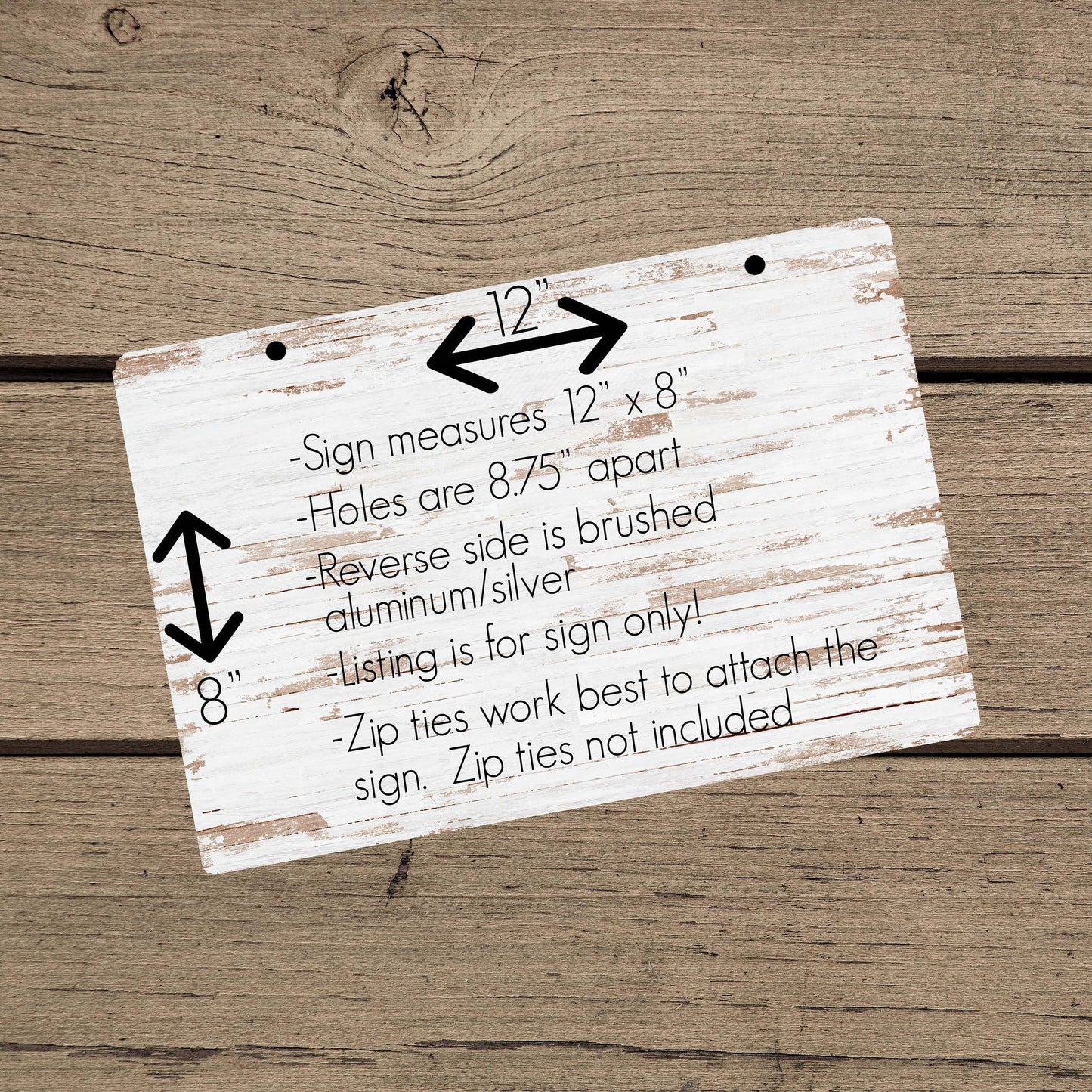 Personalized Garden Sign – Hanging Metal Yard Sign, Custom Gift for Dad, Outdoor Garden Décor