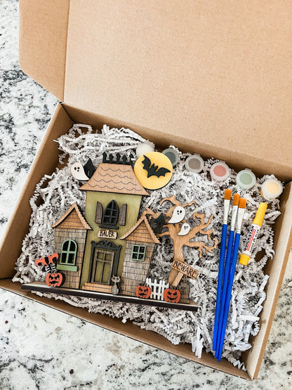 DIY Haunted House Paint Kit - Host a Craft Night