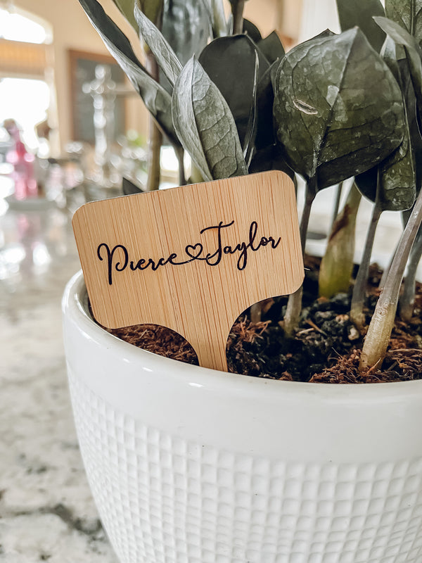 Personalized Plant Stake – Custom Garden Tag & Decorative Plant Pick