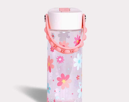 Personalized Kids Water Bottle with Straw – Leakproof Custom Tritan Toddler Cup