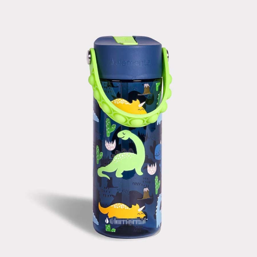 Personalized Kids Water Bottle with Straw – Leakproof Custom Tritan Toddler Cup