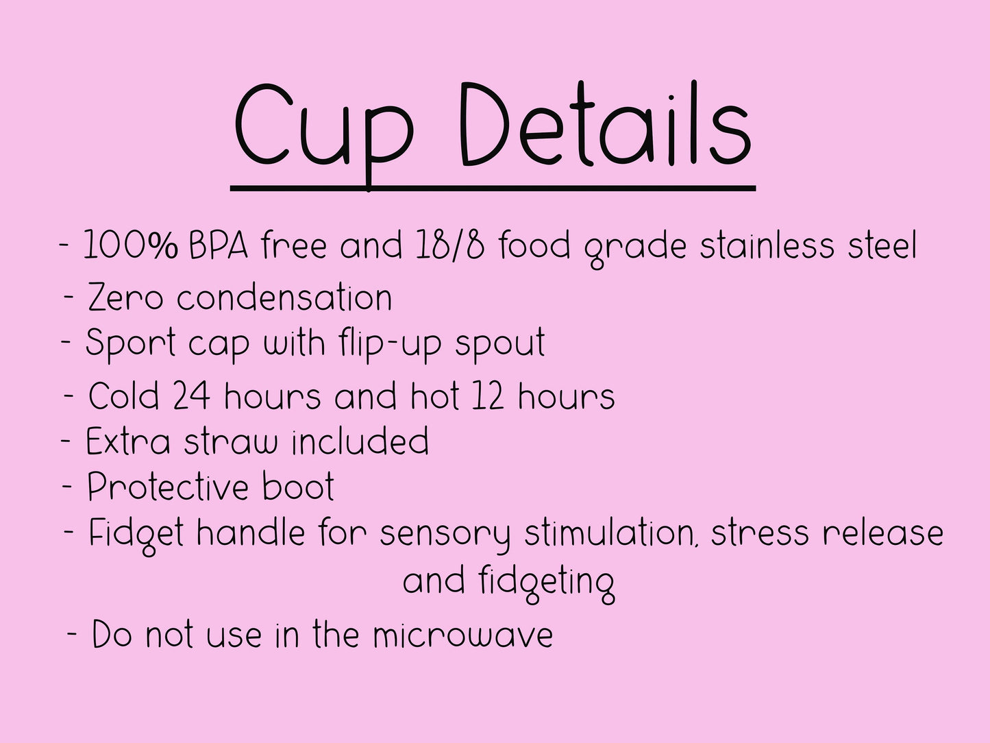 Personalized Engraved Kids Water Bottle with Straw – Custom Stainless Steel Tumbler, Insulated, Pop Handle