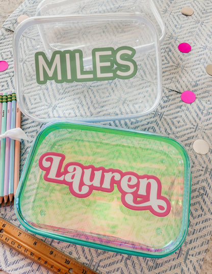 Custom Pencil Box – Personalized Back to School Pencil Case for Kids (Boys & Girls)