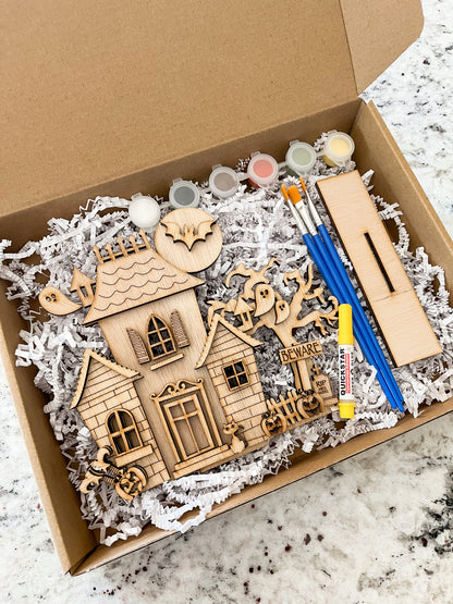 DIY Haunted House Paint Kit - Host a Craft Night