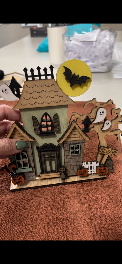 DIY Haunted House Paint Kit - Host a Craft Night