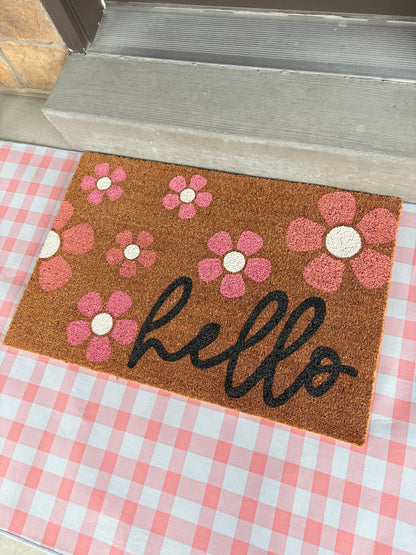 Custom DIY Hand-Painted Door Mat Kit - Host a Craft Night