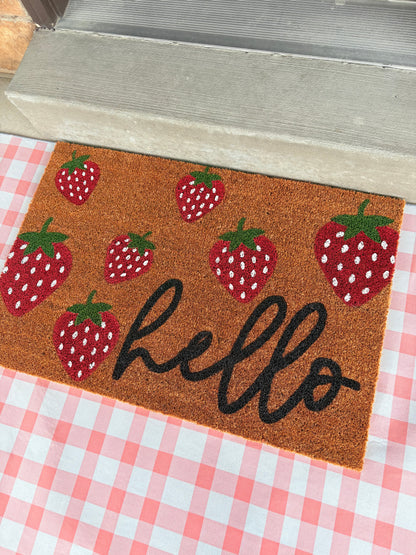 Custom DIY Hand-Painted Door Mat Kit - Host a Craft Night