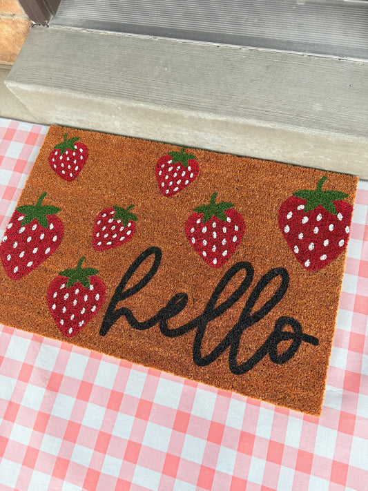 Custom DIY Hand-Painted Door Mat Kit - Host a Craft Night