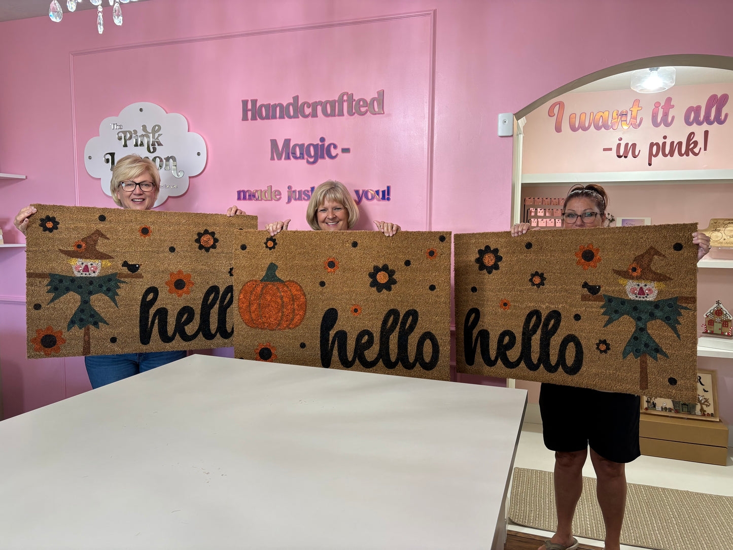 Custom DIY Hand-Painted Door Mat Kit - Host a Craft Night