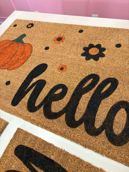 Custom DIY Hand-Painted Door Mat Kit - Host a Craft Night