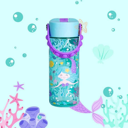 Personalized Kids Water Bottle with Straw – Leakproof Custom Tritan Toddler Cup