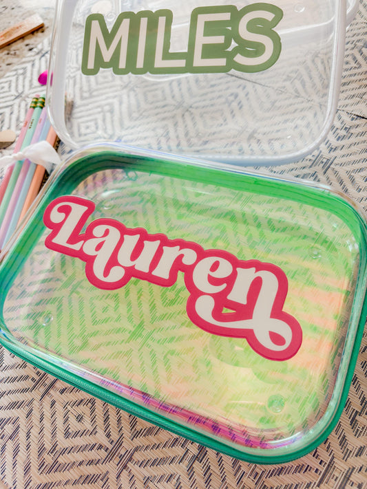 Custom Pencil Box – Personalized Back to School Pencil Case for Kids (Boys & Girls)