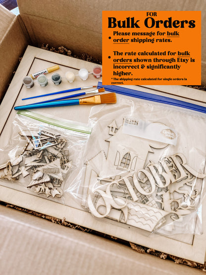 DIY Haunted House Paint Kit - Host a Craft Night