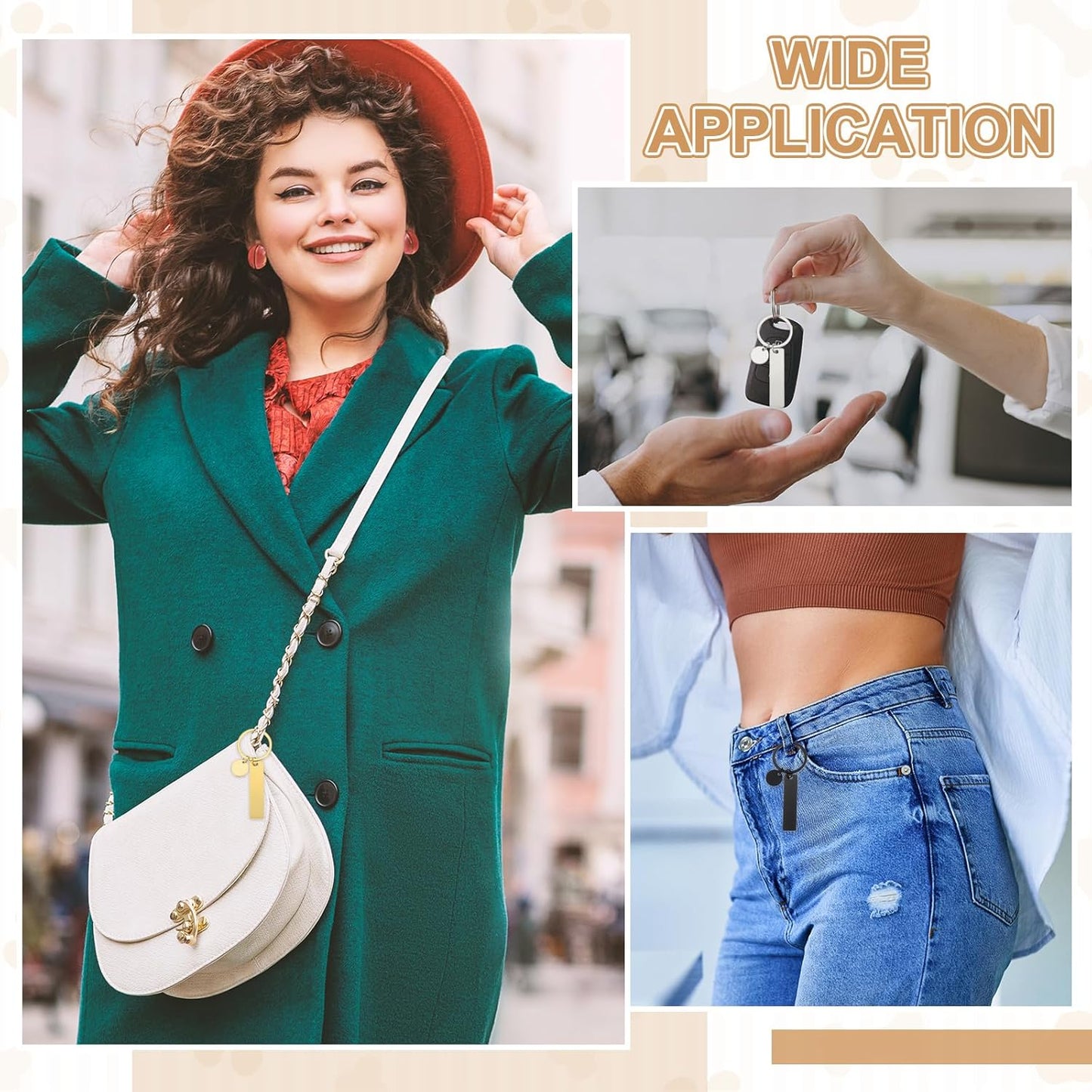 Custom Engraved Stainless Steel Keychain- Personalized Handwriting, Artwork, or Font