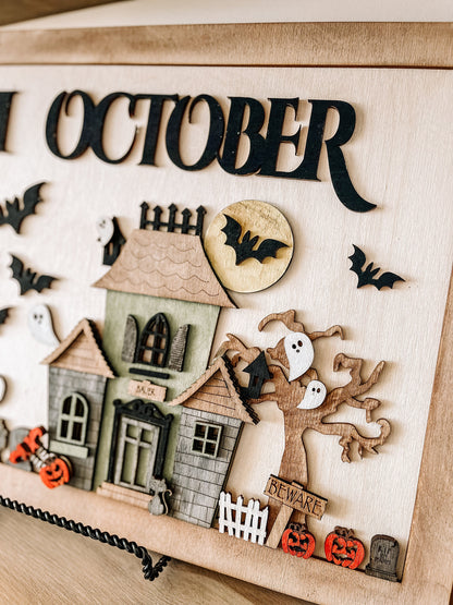 DIY Haunted House Paint Kit - Host a Craft Night