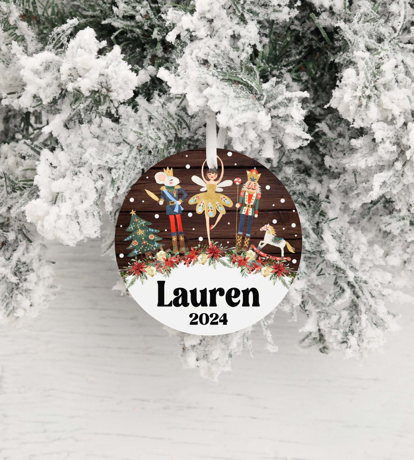 Personalized Nutcracker Christmas Ornament 2025 – Classic Retro Keepsake for Kids, Teens & Adults