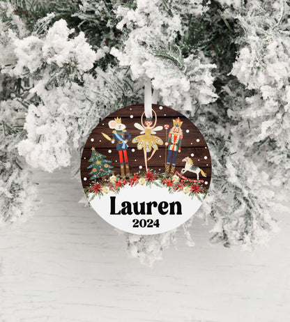 Personalized Nutcracker Christmas Ornament 2025 – Classic Retro Keepsake for Kids, Teens & Adults