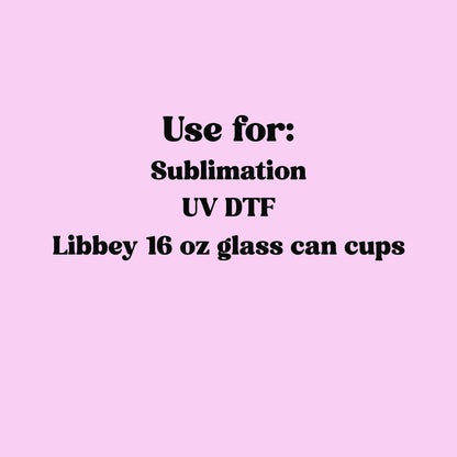 (Digital Download) Retro Pink Halloween Can Wrap PNG – Pumpkin 16oz Libbey Glass Tumbler Sublimation Design