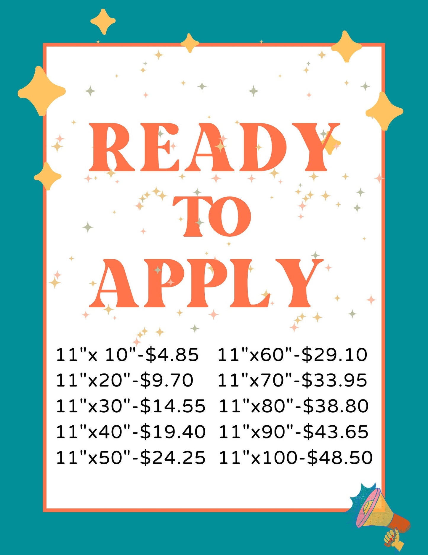 Custom UV DTF Gang Sheet – Ready to Apply Cup Wraps, Stickers & Transfers